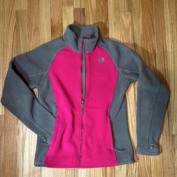 The North Face, zip up fleece jacket. Small/Petite - Picture 1 of 6